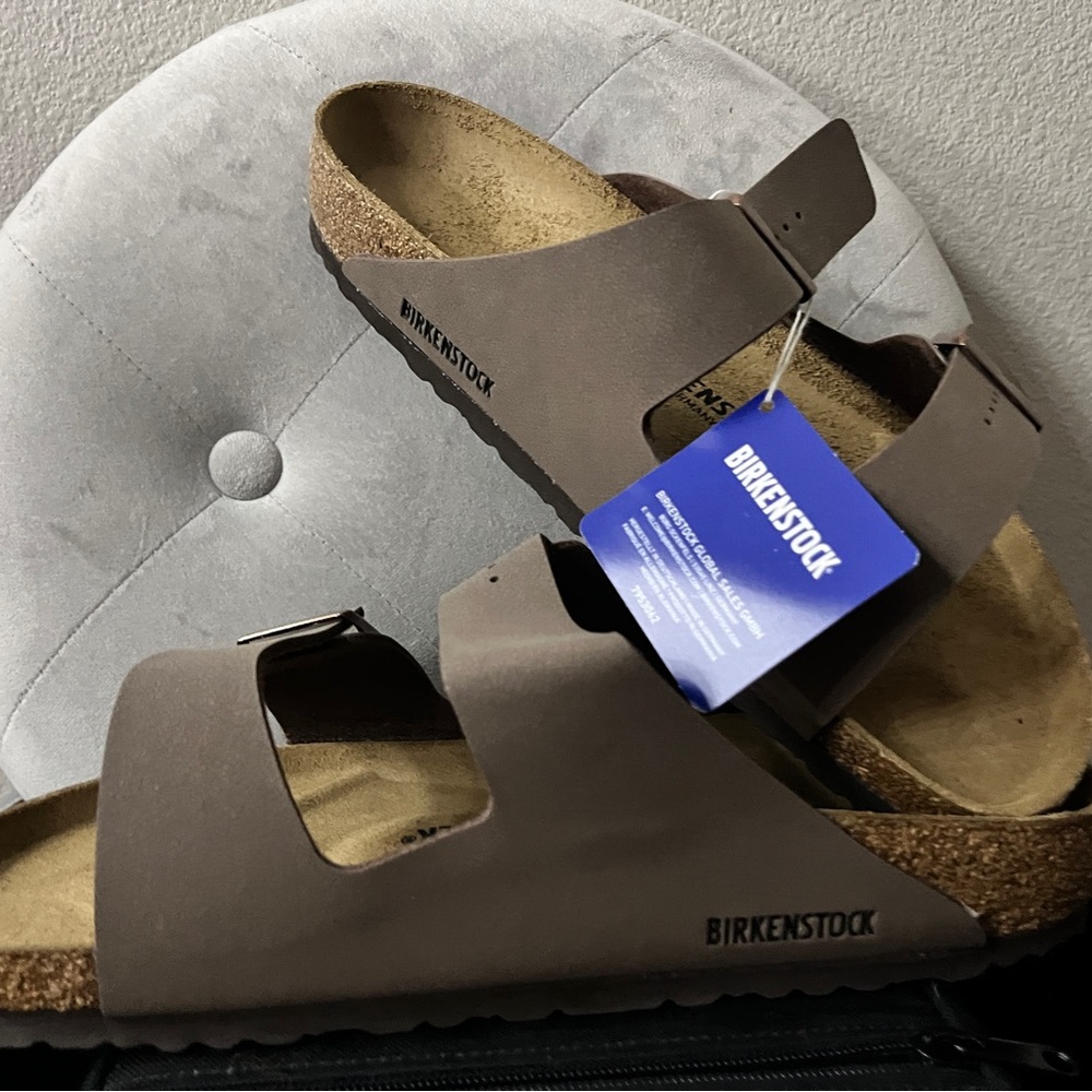 Birkenstock Brown Sandals with Ergonomic Footbed